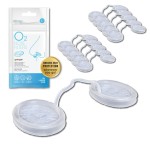O2 Nose Filters with 3M Filtration - Nasal Screens for Allergies, Dust & Smoke - Drug-Free & Latex-Free Nose Filters - Invisible Allergy Protection (Large x 10)
