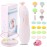 Baby Nail Trimmer Electric Nail File Baby Nail Clippers, 20 in 1 Safe Nail Filer Grinder Kit for Newborn Infant Toddler Kids or Adults Toes Fingernails Care Trim Polish, Led Light and Grinding Heads
