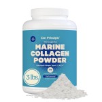 Zen Principle Marine Collagen Peptides Powder 3lb. Wild-Caught Fish, Non-GMO. Supports Healthy Skin, Hair, Joints, and Bones. Hydrolyzed Type 1 & 3 Protein. Amino Acids, Unflavored, Easy to Mix.