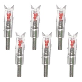 Lzwow 6PCS Lighted Nocks for Crossbow with .300/7.62mm Inside Diameter Led Nocks Arrow nocks for Archery Hunting