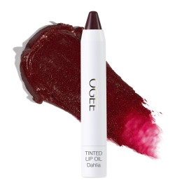 Ogee Tinted Sculpted Lip Oil - Lip Stain Made with 100% Organic Coconut Oil, Jojoba Oil, and Vitamin E - Best as Lip Balm, Lip Color or Lip Treatment - DAHLIA