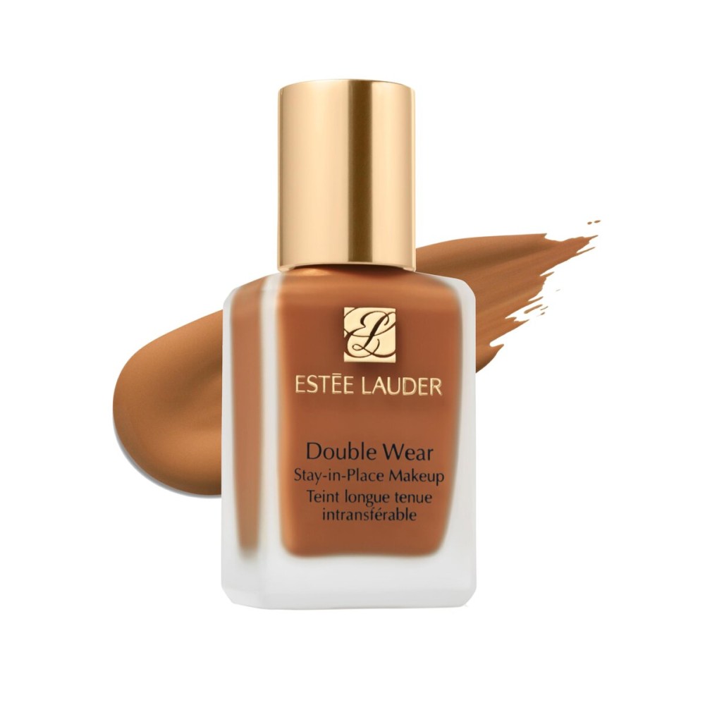 Este Lauder Double Wear Stay-in-Place 24-Hour Long-Wear Matte Foundation Makeup, 1 Fl Oz, 4W4 Hazel