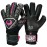 Renegade GK Triton Frenzy Goalie Gloves with Pro-Tek Fingersaves | 3.5+3mm Super Grip & 4mm Duratek | Black & Pink Goal Keeper Gloves (Size 10, Adult, Mens, Roll-Neg. Hybrid Cut, Level 2)