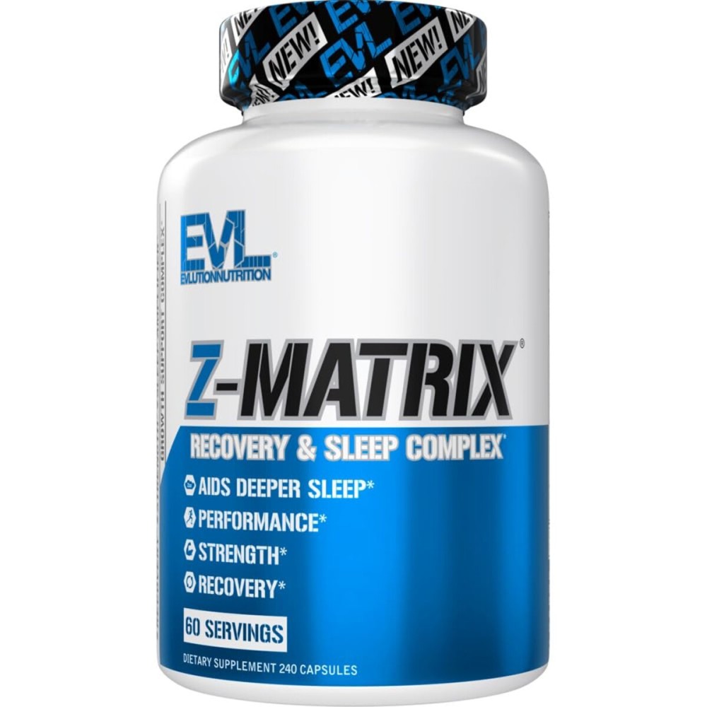 Evlution EVL Post Workout Recovery Supplement - Magnesium and Zinc - ZMatrix Zinc Magnesium Aspartate Muscle Recovery Supplement for Sleep Support and Muscle Health