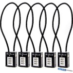 RioRand Trigger Lock 3 Digit Combination 15 Inch Gun Cable Lock (5PCS)