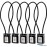RioRand Trigger Lock 3 Digit Combination 15 Inch Gun Cable Lock (5PCS)