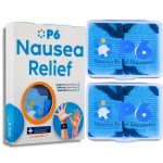 P6 Motion Sickness Bands for Adults Wristbands for Anti Nausea Sea Cruise Travel Car Pregnancy Morning Sickness All-Natural Non Drowsy Relief Acupressure Treatment(2 Pack, Royal Blue - Royal Blue)