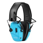 ZOHAN EM054 Electronic Shooting Ear Protection with 4X Sound Amplification, Slim Active Noise Reduction Earmuffs for Gun Range