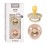 BIBS Pacifiers Colour Collection | Natural Rubber Baby Pacifier | Set of 2 BPA-Free Soothers | Made in Denmark | 0+ Months (Pack of 2) | Vanilla/Blush