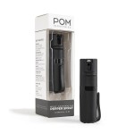 POM Pepper Spray Pocket Clip, Quick Flip Top Safety, Maximum Strength OC Formula with UV Marking Dye, Safe Compact and Tactical Design for Everyday Carry, 25 Bursts, 10 ft Range, 0.5 fl oz