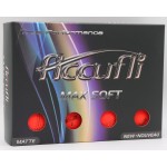 ACCUFLI Max Soft Golf Balls (Matte Red 12PK)