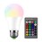 Droiee Dimmable E26 Warm LED Light Bulb, 6W RGBW Color 500LM with 16 Color Changing Modes for Christmas, Party etc with Remote Control 1PCS