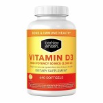 Berkley Jensen High Potency Vitamin D3 2000IU (50 mcg) (640 Softgels), Dietary Supplement for Teeth, Muscle, Immune Function, and Bone Health, for Men and Women, Made in USA, 640 Day Supply