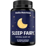 SLEEP FAIRY Natural Sleep Aid | Magnesium Glycinate 500mg, Melatonin 10mg, L-Theanine, B6, 5-HTP, GABA, Valerian Root & Ashwagandha | Herbal Sleeping Pills for Adults | Vegan Sleep Pills | MADE IN USA
