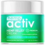 HEMPACTIV Hemp Cream with Menthol, MSM & Arnica - Lightweight, Fast-Absorbing Moisturizing Cream - Refreshing, Non-Greasy Formula for Nourished Skin - 2 Fl Oz