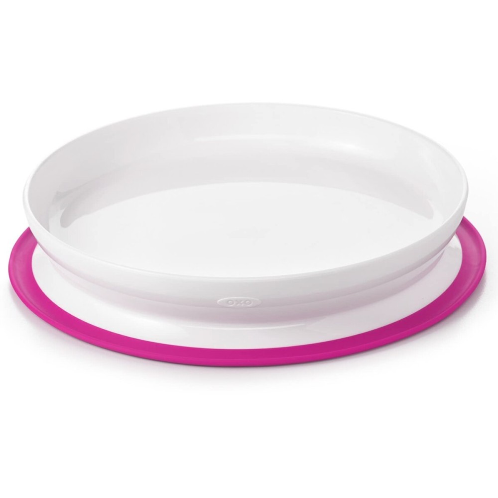 OXO Tot Stick & Stay Suction Plate, Pink