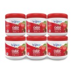 Bright Air 14 oz. Super Odor Eliminator, for Medium-Size Spaces, Fresh Apples & Spice Scent, Case of 6, Lasts Up to 90 Days Each