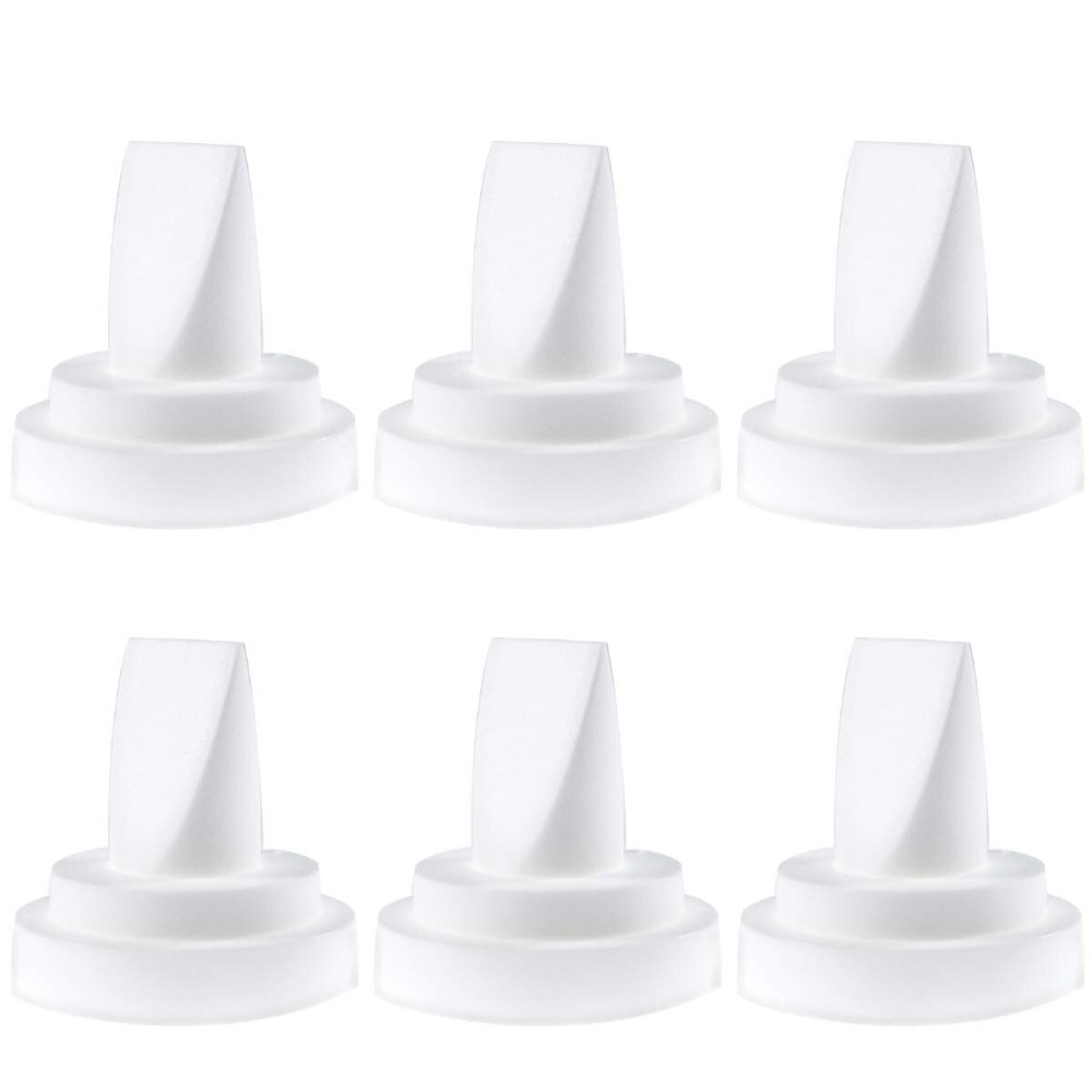 Nenesupply 6 pc Duckbill Valves Compatible with Medela and Spectra Pump Parts Use on Spectra S2 Spectra S1 Pump in Style Harmony Symphony Replace Spectra Duckbill Valves and Medela Valve