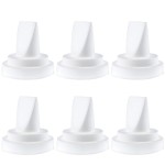 Nenesupply 6 pc Duckbill Valves Compatible with Medela and Spectra Pump Parts Use on Spectra S2 Spectra S1 Pump in Style Harmony Symphony Replace Spectra Duckbill Valves and Medela Valve
