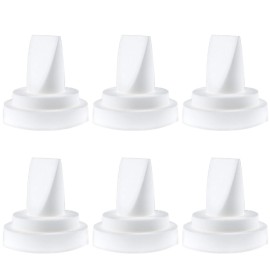Nenesupply 6 pc Duckbill Valves Compatible with Medela and Spectra Pump Parts Use on Spectra S2 Spectra S1 Pump in Style Harmony Symphony Replace Spectra Duckbill Valves and Medela Valve