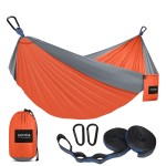 Kootek Camping Hammock 500 lbs Capacity, Portable Hammocks with Tree Straps & Attached Carry Bag, Camping Essentials Gear, Perfect for Outside Indoor Hiking Beach Backpack Travel