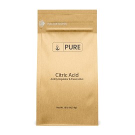 PURE ORIGINAL INGREDIENTS Citric Acid (10 lb) Natural, Food Safe