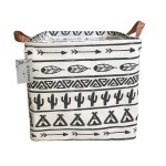 KIUATSJR Storage Basket Fabric Organizer Bin for Toys, Books, Clothes, Pets,Perfect for Bedroom/Office/Nursery/Shelves (Black)