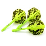 CUESOUL Integrated Dart Shaft and Flights Standard Shape,Set of 3 pcs Sexy Women Pattern(CSAK-53XMN)