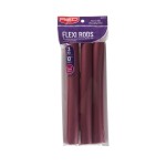 Red by Kiss Flexi Rods - Heatless Hair Curler for 90S Glamorous Bouncy Curls Beach Waves, No Slips, Sleep Styler (10 Length, 1 3/16 Diameter)