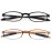 Mcoorn Lightweight Reading Glasses,Flexible(Memory Plastic) Readers, Men and Women
