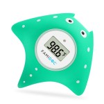 Baby Bath and Room Thermometer - Famidoc FDTH-V0-22 New Upgraded Sensor Technology for Baby Health Bath Tub Thermometer Floating Toy (Blue)