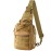 LBlanco Tactical backpack Shoulder Bag, Military Sport Bag Outdoor Small Chest Pack for Men Miss Traveling, Trekking, Camping, Sling Daypack Army BagKhaki