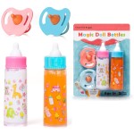 Exquisite Buggy My Sweet Baby Disappearing Magic Bottles - Includes 1 Milk, 1 Juice Bottle with Pacifier for Baby Doll (Colorful)