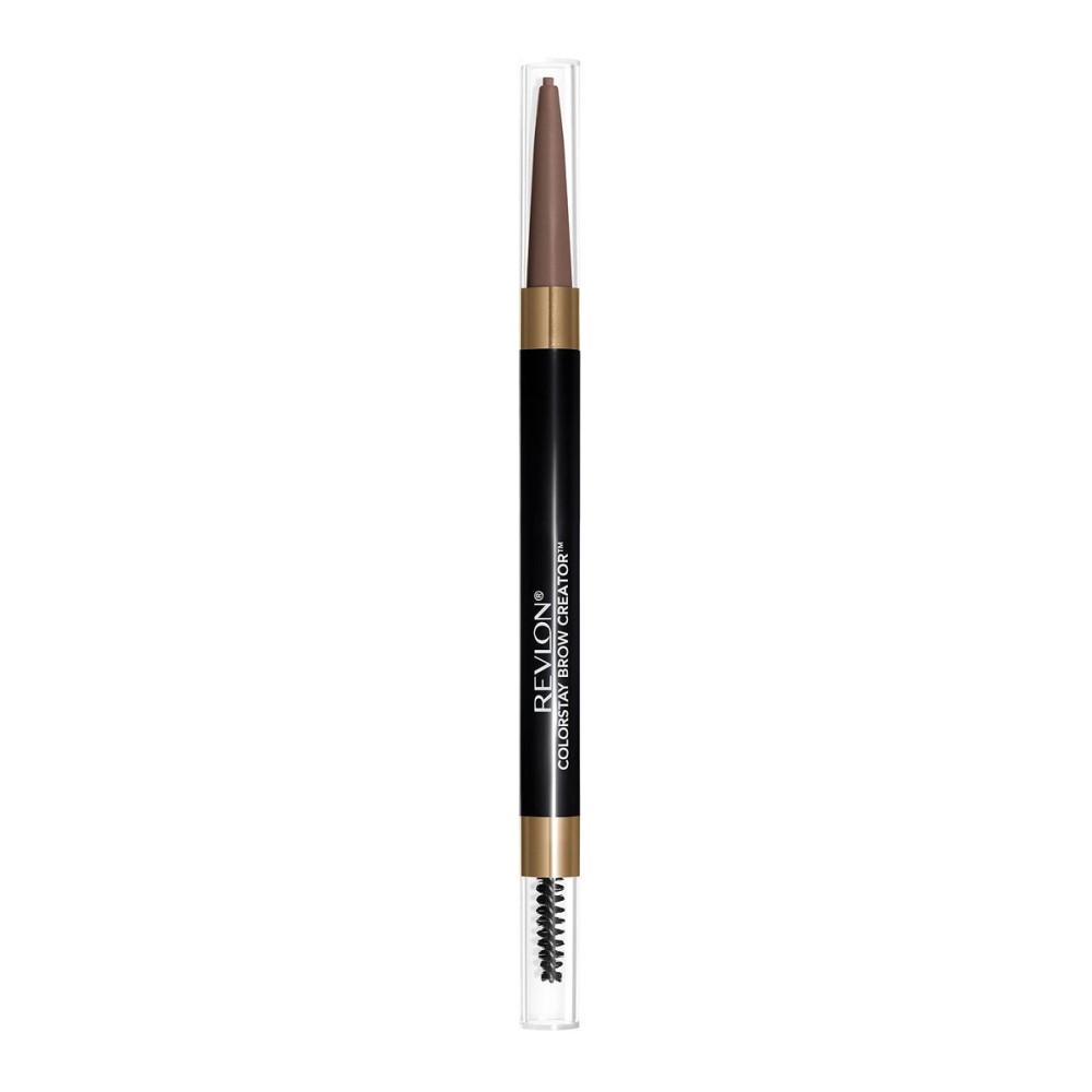 Revlon Eyebrow Pencil & Powder, ColorStay Brow Creator 2-in-1 Eye Makeup with Spoolie, Longwearing with Precision Tip, 635 Medium Brown, 0.23 Oz