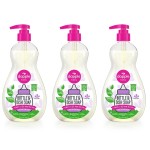 Dapple Baby Bottle Soap, Hypoallergenic Dish Soap for Baby Bottles, Powered by Plants, Lavender, 16.9 Fl Oz (Pack of 3)