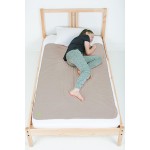 PeapodMats Bedwetting & Incontinence Waterproof Bed Mat - Reusable Underpad. Secure Placement & Breathable. Washable. Enviro Friendly 3x5 (Sand) Mattress Protector & Pee Pad for Kids & Adults