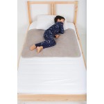 PeapodMats Bedwetting & Incontinence Waterproof Bed Mat - Reusable Underpad. Secure Placement & Breathable. Washable. Enviro Friendly 3x3 (Sand) Mattress Protector & Pee Pad for Kids & Adults