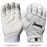 Franklin Sports MLB Batting Gloves - 2nd Skinz Youth Batting Gloves - Baseball + Softball Gear - Kids White Pair - Youth Small