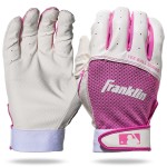 Franklin Sports Youth Teeball Batting Gloves - Youth Flex - Kids Batting Gloves for Teeball, Baseball, Softball - Pink/White - Extra Extra Small, 21206F00