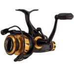 PENN Spinfisher VI Live Liner Spinning Surf/Nearshore Fishing Reel, HT-100 Front Drag, Max of 30lb | 13.6kg, Built with Carbon Fiber Washers, Black Gold