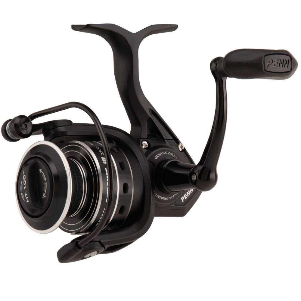 PENN Pursuit III Spinning Fishing Reel, Black/Silver, 5000