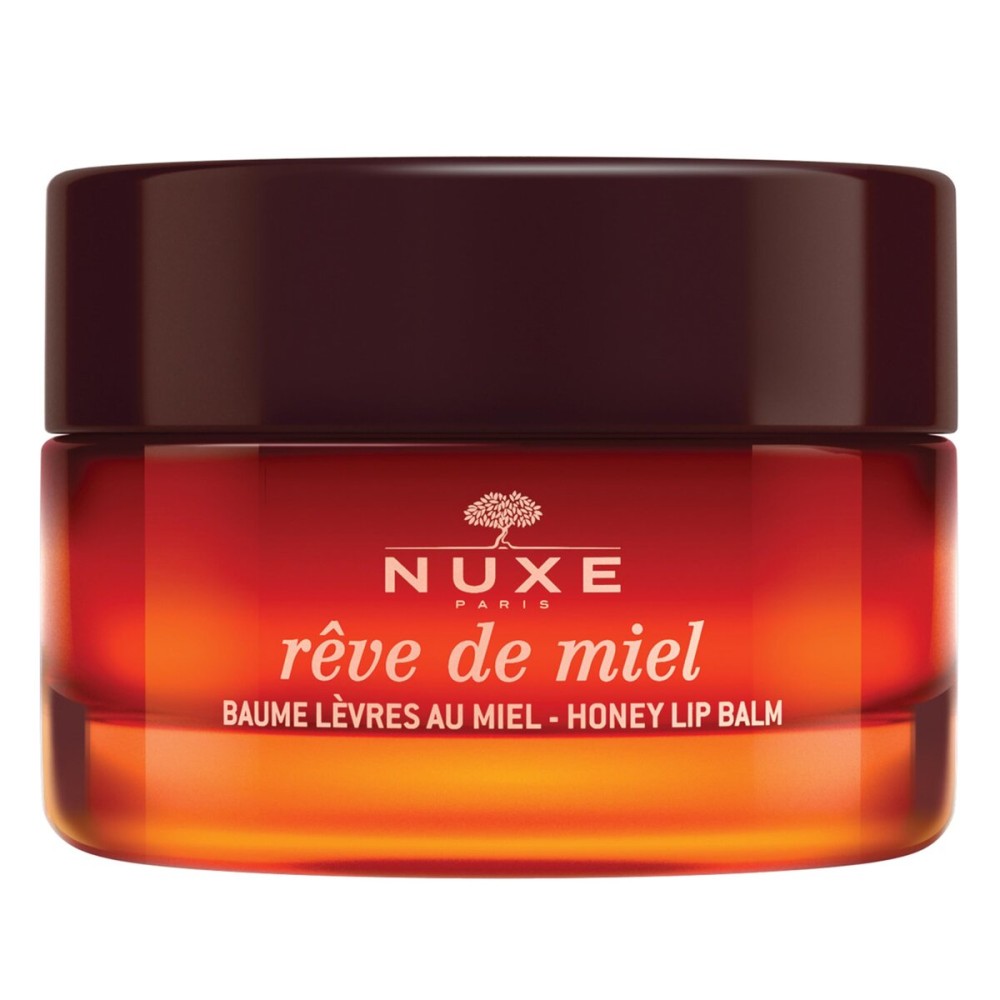 NUXE Rve de Miel Ultra Nourishing Lip Balm With Honey Shea Butter and Vitamin E for Cracked and Dry Lips, 0.52 Oz