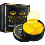 Arvesa Under Eye Mask for Dark Circles and Puffiness, Wrinkles, 24k Gold Under Skincare Treatment Patches for Puffy Eyes with Collagen for Women and Men - Gel Pads - 30 Pairs