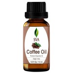 SVA Coffee Essential Oil - 1/3 Fl Oz - 100% Natural Coffee Oil - for Diffuser, Hair Care, Face, Skin Care, Aromatherapy, Scalp and Body Massage, Soap and Candle Making