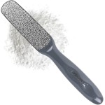 Probelle Double Sided Multidirectional Nickel Foot File Callus Remover - Immediately Reduces calluses and Corns to Powder for Instant Results, Safe Tool (Dark Grey)