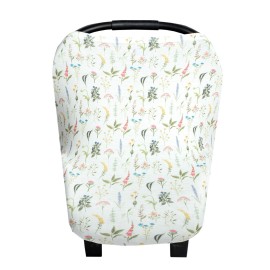 Copper Pearl Multi-Use Cover: Car Seat Covers, Nursing Cover, and Stroller Cover for Sun - Stretchy Fabric, All-Season Use, Stylish Designs, Easy Access for Moms - Aspen