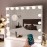 Hansong Vanity Mirror with Lights: Hollywood Lighted Makeup Mirror with 15 LED Bulbs, 22.8\'\'x18\'\' Light Up Mirror with 3 Colors Modes for Desk, Large Mirrors with USB Charging Port for Bedroom, White
