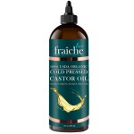Organic Castor Oil (16oz) - Pure Castor Oil Organic Hexane Free Cold Pressed Unrefined Bottle - Natural Hair Growth Oil for Moisturizing & Healing Dry Skin - Castor Oil for Skin & Hair Treatment Oil
