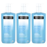 Neutrogena Hydro Boost Fragrance-Free Body Gel Cream with Hyaluronic Acid, Non-Greasy, Fast Absorbing Moisturizer & Hydrating Full Body Cream for Sensitive Skin, Paraben-Free, 16 oz (Pack of 3)