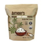 Anthony\'s Organic Acacia Senegal Powder, 1 lb, Batch Tested Gluten Free, Non GMO, Soluble Fiber, Prebiotic